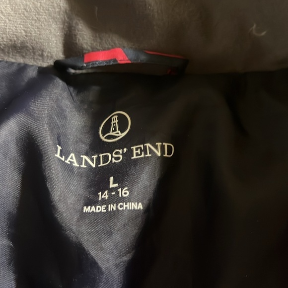 Lands End Puffer Coat - Picture 2 of 3